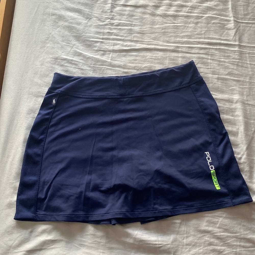 Polo by Ralph Lauren US Open ballgirl navy blue tennis skirt
